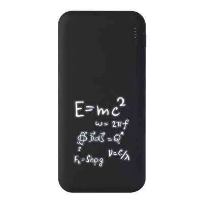 Внешний аккумулятор с подсветкой, Luce, 10000 mAh, черный