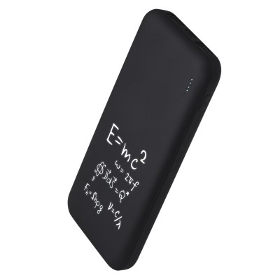 Внешний аккумулятор с подсветкой, Luce, 10000 mAh, черный