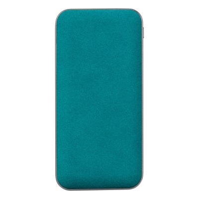Внешний аккумулятор, In Velour, 10000 mah, бирюзовый, подарочная упаковка с блистером