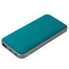 Внешний аккумулятор, In Velour, 10000 mah, бирюзовый, подарочная упаковка с блистером