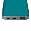 Внешний аккумулятор, In Velour, 10000 mah, бирюзовый, подарочная упаковка с блистером