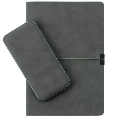 Внешний аккумулятор, In Velour, 10000 mah, серый, подарочная упаковка с блистером