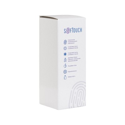 Термостакан 630мл, покрытие soft touch, красный