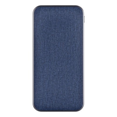 Внешний аккумулятор, Tweed PB, 10000 mah, синий, подарочная упаковка с блистером