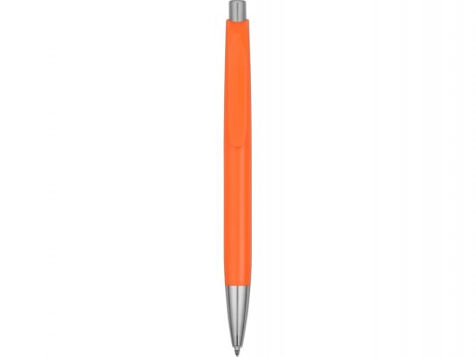 Ручка пластиковая шариковая, оранжевая