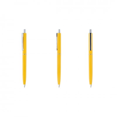 Ручка шариковая "Топ" пластик, желтая