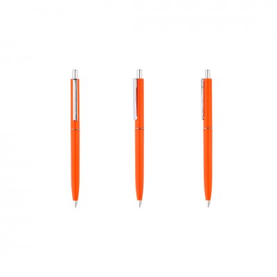 Ручка шариковая "Топ" пластик, оранжевая