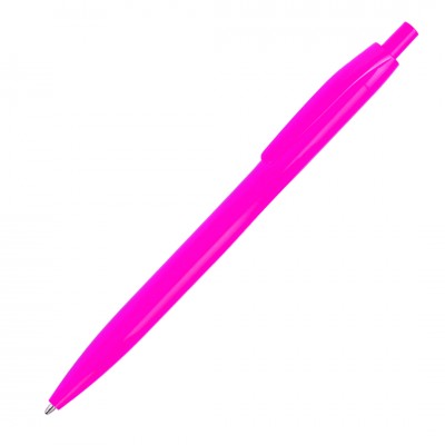 Ручка шариковая "Колор" пластик, розовая