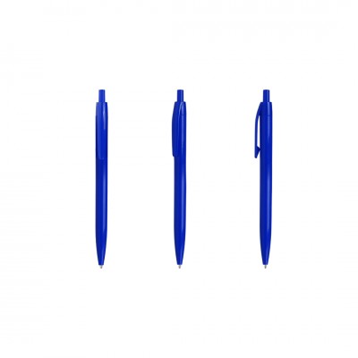 Ручка шариковая "Колор" пластик, синяя