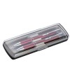 Набор: ручка и карандаш в футляре, темно-красный