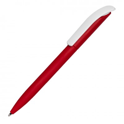 Ручка шариковая 14х1см, пластик, красный