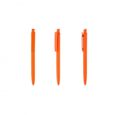 Ручка шариковая, пластик, 14x1см, оранжевый