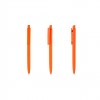 Ручка шариковая, пластик, 14x1см, оранжевый