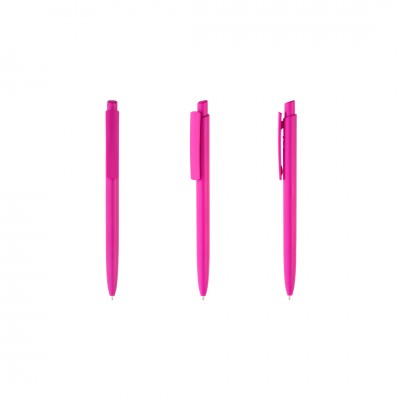 Ручка шариковая, пластик, 14x1см, розовый