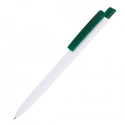 Ручка шариковая 14x1см, пластик, зеленый