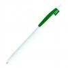 Ручка шариковая 13,9x1см, пластик, зеленый