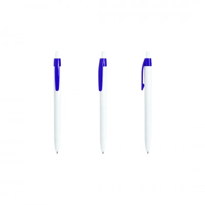 Ручка шариковая 13,9x1см, пластик, синий