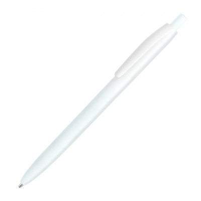 Ручка шариковая "Колор" пластик, белая
