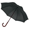 Зонт-трость светоотражающий 99см, черный