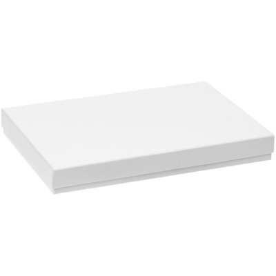 Коробка 29,7х18х3,5 см, переплетный картон, белая