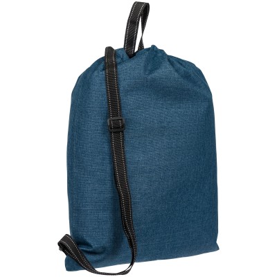 Рюкзак-мешок 33x44см, темно-синий