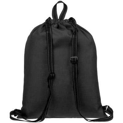 Рюкзак-мешок 33x44см, черный