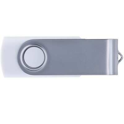 Флешка 64Гб с покрытием soft-touch, белая
