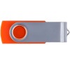 Флешка 16Гб с покрытием soft-touch, оранжевая