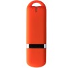 Флешка 32Гб пластик с покрытием soft-touch, оранжевая