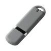 Флешка 32Гб пластик с покрытием soft-touch, серая