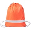 Рюкзак-мешок со светоотражающей полосой, оранжевый