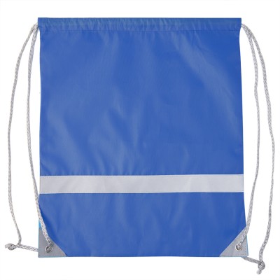 Рюкзак-мешок со светоотражающей полосой, синий