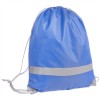Рюкзак-мешок со светоотражающей полосой, синий