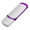 Флешка 8Гб с цветными вставками, фиолетовая
