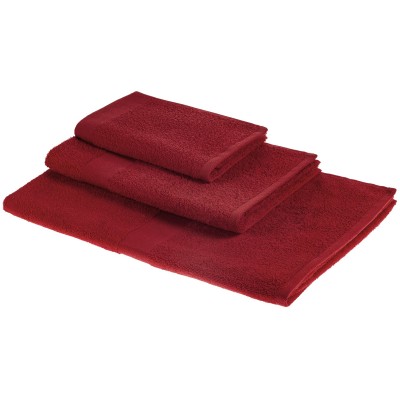 Полотенце 30x60см, 350г/м², красное