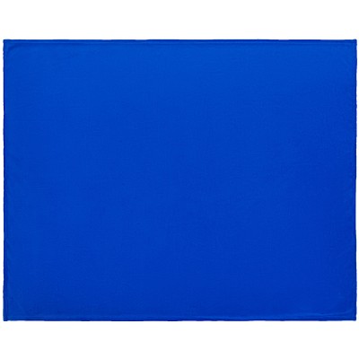 Плед 125x150см длинноворсный флис, синий