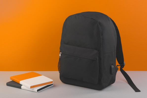 Рюкзак 29х40х20см с RFID-защитой, черный