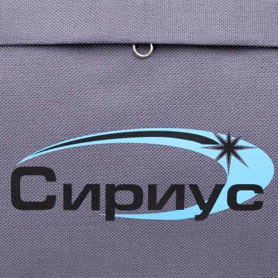 Сумка спортивная 47х23x22см серая