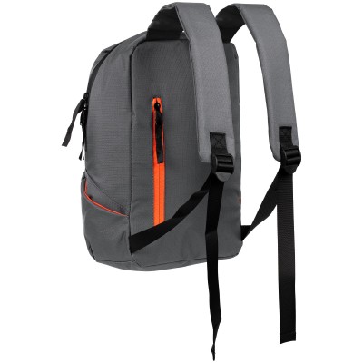 Рюкзак с пропиткой пвх 33x22x12см, серый