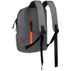 Рюкзак с пропиткой пвх 33x22x12см, серый