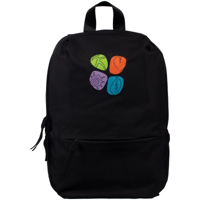 Рюкзак с пропиткой пвх 33x22x12см, черный