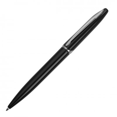 Ручка шариковая, поворотная, черная