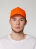 Бейсболка 260г/м² хлопок твил, оранжевая