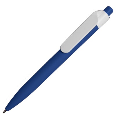 Ручка шариковая soft touch пластик, синяя