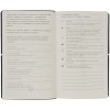 Ежедневник 13х21см, недатир., черный