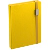 Ежедневник 15x21см с шильдом, желтый