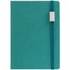 Ежедневник 15x21см с шильдом, бирюзовый