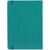 Ежедневник 15x21см с шильдом, бирюзовый