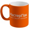 Кружка 340 мл c покрытием софт-тач, оранжевая