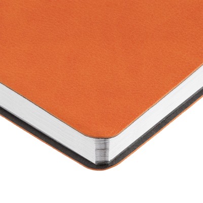 Ежедневник 13х21см с шильдом на ляссе, оранжевый
